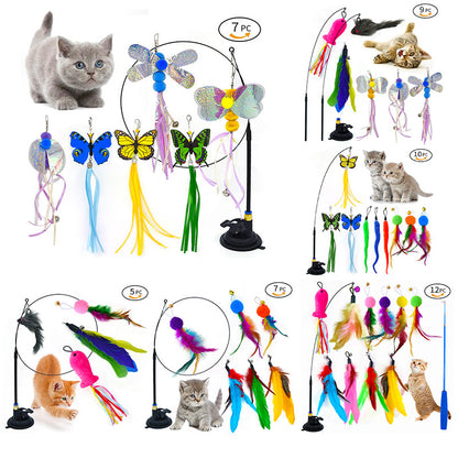 Buddypet Feather & Teasers Cat toy